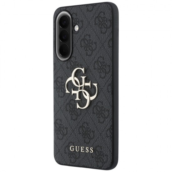 Etui Guess Leather 4G Metal Logo na Samsung Galaxy A57 5G - czarne