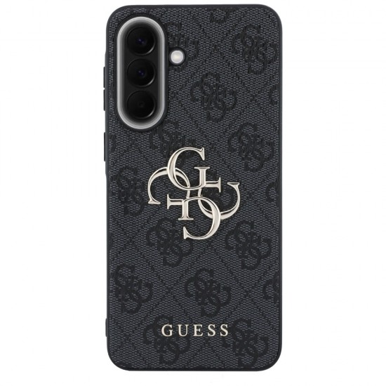 Etui Guess Leather 4G Metal Logo na Samsung Galaxy A57 5G - czarne