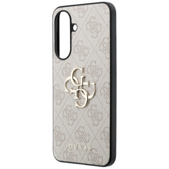Etui Guess Leather 4G Metal Logo na Samsung Galaxy A57 5G - różowe