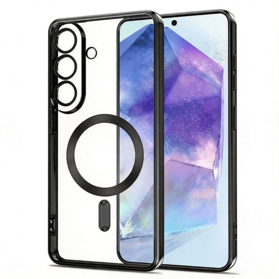 Etui Tech-Protect MagFlex MagSafe na Samsung Galaxy A27 5G - przezroczysto-czarne