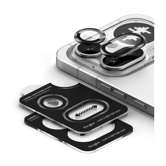 Osłona aparatu Ringke Camera Frame Protector 2-Pack na Nothing Phone 4A Pro - czarna