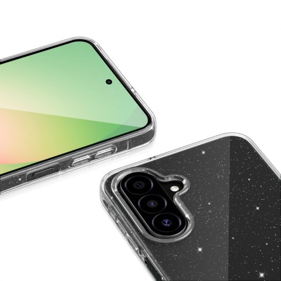 Etui Tech-Protect FlexAir na Samsung Galaxy A27 5G - przezroczysto-brokatowe