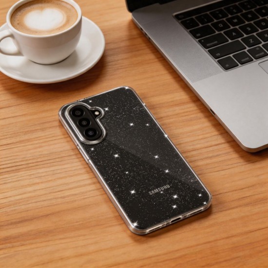 Etui Tech-Protect FlexAir na Samsung Galaxy A27 5G - przezroczysto-brokatowe