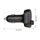 Ładowarka samochodowa Tech-Protect CC07 3-Porty PD 54W + transmiter FM Bluetooth - czarna