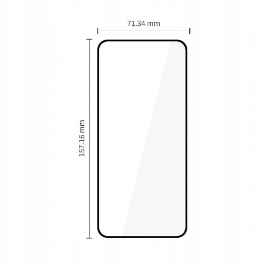 Szkło hartowane Tech-Protect Glass Fit+ 2-Pack na Motorola Edge 70 5G - czarne