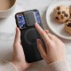 Etui Tech-Protect Kevlar Aura MagSafe na Samsung Galaxy A57 - czarno-pomarańczowe