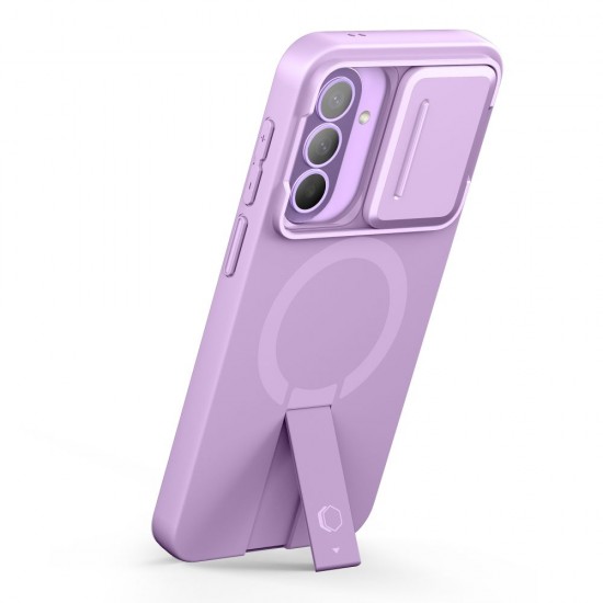 Etui Tech-Protect Kevlar Aura MagSafe na Samsung Galaxy A57 - fioletowe