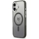 Etui Guess IML Gradient Triangle Logo MagSafe na iPhone 17 - czarne