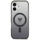 Etui Guess IML Gradient Triangle Logo MagSafe na iPhone 17 - czarne