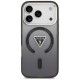 Etui Guess IML Gradient Triangle Logo MagSafe na iPhone 17 Pro - czarne