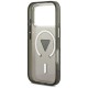 Etui Guess IML Gradient Triangle Logo MagSafe na iPhone 17 Pro - czarne
