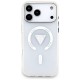 Etui Guess IML Gradient Triangle Logo MagSafe na iPhone 17 Pro Max - przezroczyste
