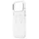 Etui Guess IML Gradient Triangle Logo MagSafe na iPhone 17 Pro Max - przezroczyste
