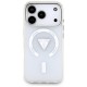Etui Guess IML Gradient Triangle Logo MagSafe na iPhone 17 Pro - przezroczyste