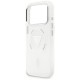Etui Guess IML Gradient Triangle Logo MagSafe na iPhone 17 Pro - przezroczyste