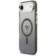 Etui Guess IML Gradient Triangle Logo MagSafe na iPhone Air - czarne