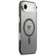 Etui Guess IML Gradient Triangle Logo MagSafe na iPhone Air - czarne