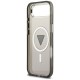 Etui Guess IML Gradient Triangle Logo MagSafe na iPhone Air - czarne