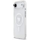 Etui Guess IML Gradient Triangle Logo MagSafe na iPhone Air - przezroczyste
