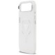 Etui Guess IML Gradient Triangle Logo MagSafe na iPhone Air - przezroczyste