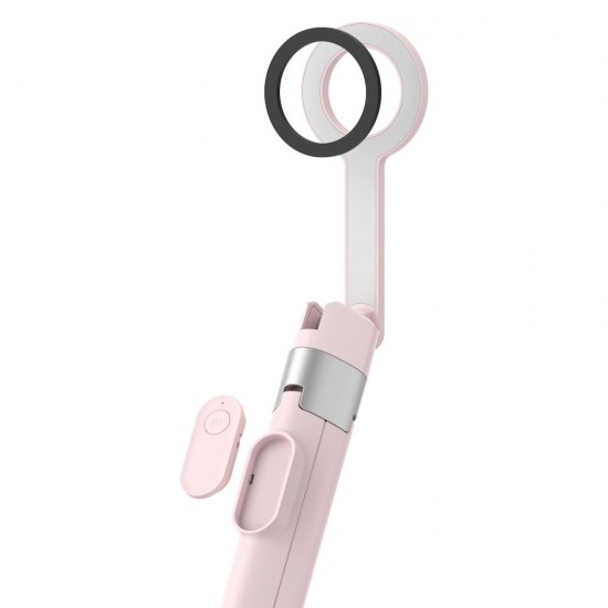Selfie Stick Tech-Protect L10S Bluetooth - rózówo-szary
