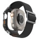 Pasek Spigen Lite Fit Pro + Szkło hartowane na wyświetlacz na Apple Watch Ultra 49 mm - czarny