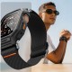 Pasek Spigen Lite Fit Pro + Szkło hartowane na wyświetlacz na Apple Watch Ultra 49 mm - czarny