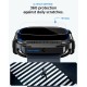 Etui Spigen Rugged Armor + Szkło hartowane 9H na Apple Watch Ultra 49 mm - czarne matowe