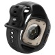 Pasek z obudową Spigen Liquid Air Pro + Szkło hartowane 9H na Apple Watch Ultra 49 mm - czarny