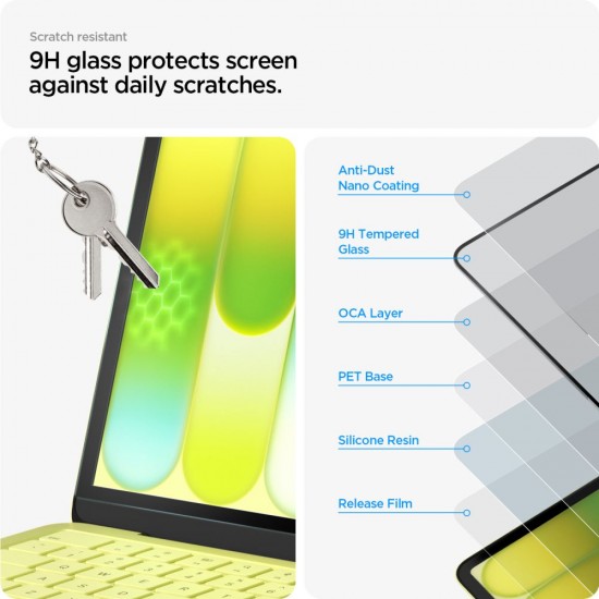 Szkło hartowane Spigen Glas.tR Slim FC na MacBook Neo 13