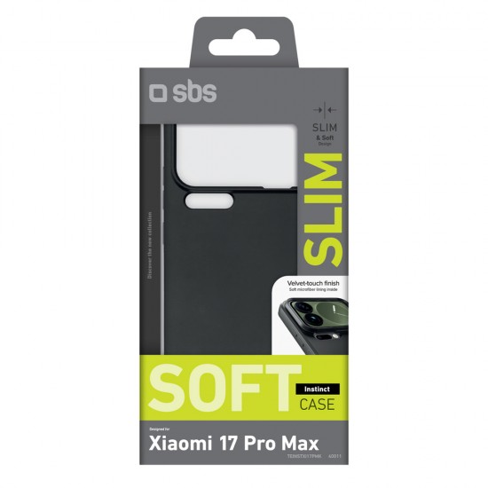 SBS Instinct Case for Xiaomi 17 Pro Max - Black