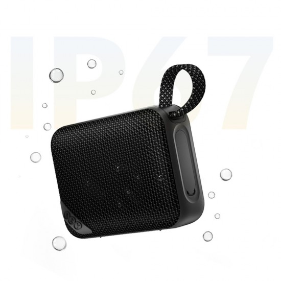 QCY SP2 IP67 Bluetooth Speaker with RGB Backlight and Stereo Mode - Black