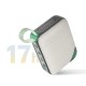 QCY SP2 IP67 Bluetooth Speaker with RGB Backlight and Stereo Mode - Gray Green