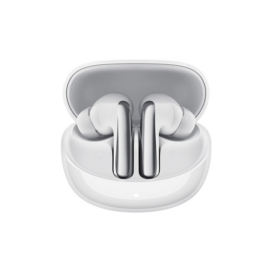 QCY Melobuds N60 Wireless In-Ear Headphones with LDAC and ANC Noise Cancellation - White