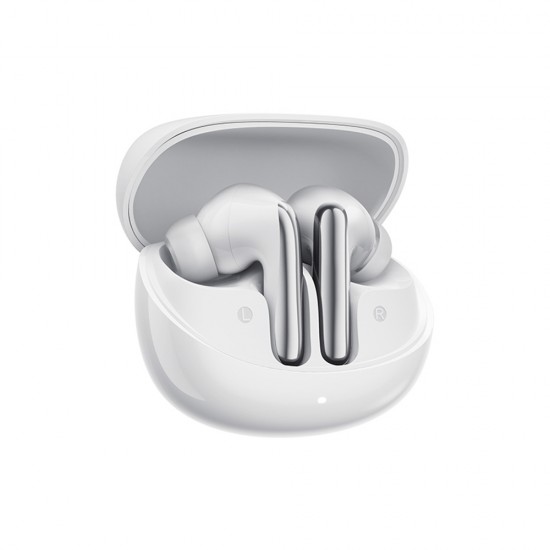 QCY Melobuds N60 Wireless In-Ear Headphones with LDAC and ANC Noise Cancellation - White