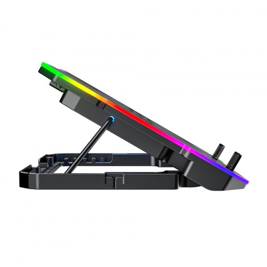 Wozinsky WDCX-A26 NitroCool RGB Gaming Laptop Cooling Pad - Black