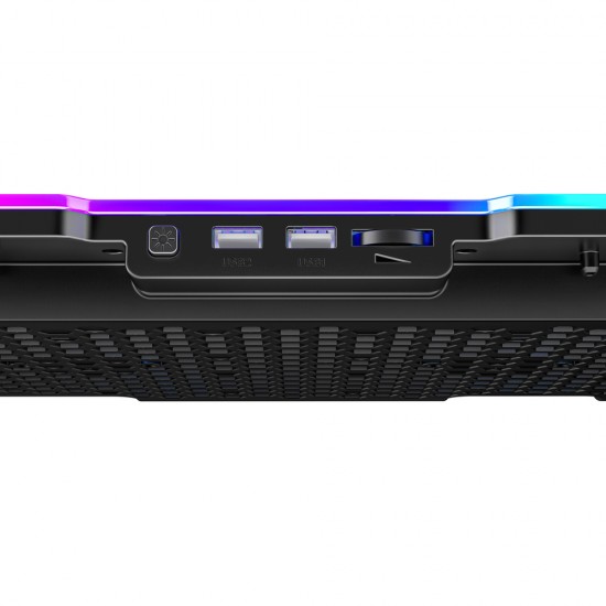 Wozinsky WDCX-A26 NitroCool RGB Gaming Laptop Cooling Pad - Black