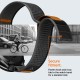 Spigen Athlex Air Strap for Garmin QuickFit 22mm - Black and Orange
