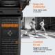 Spigen Athlex Air Strap for Garmin QuickFit 22mm - Black and Orange
