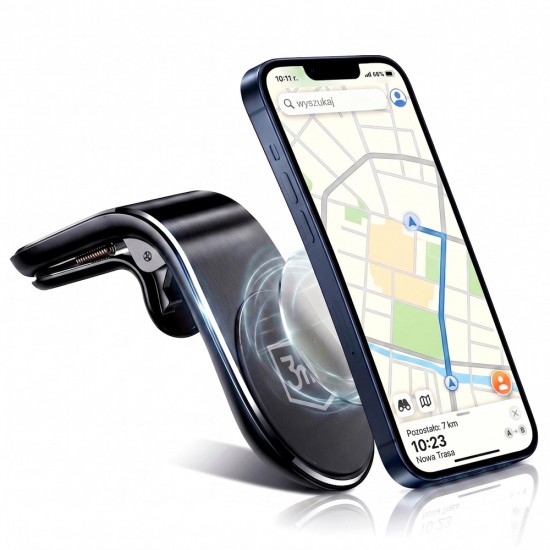 3mk Magnet Power Grip Car Mount for Grille - Black