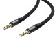 Acefast J10 AUX cable mini jack 3.5mm 1m - black