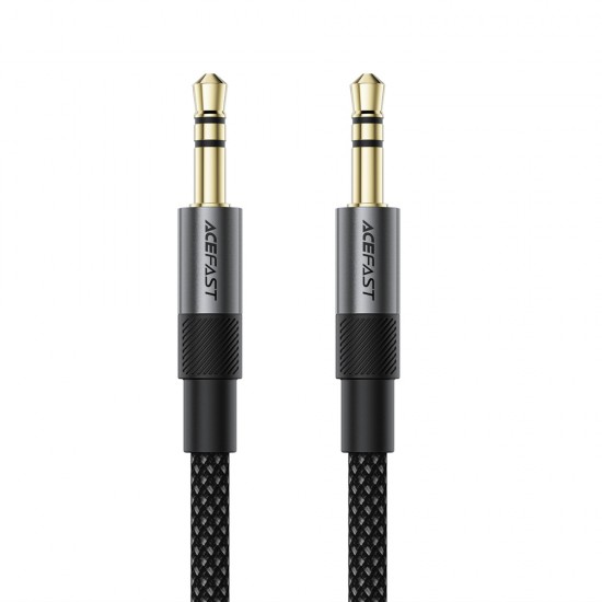 Acefast J10 AUX cable mini jack 3.5mm 1m - black