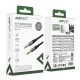 Acefast J10 AUX cable mini jack 3.5mm 1m - black