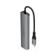 Acefast J16 USB Hub USB-C 5-in-1 HDMI 4K 60Hz PD90W Docking Station - Gray