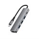 Acefast J16 USB Hub USB-C 5-in-1 HDMI 4K 60Hz PD90W Docking Station - Gray