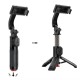 Acefast E42 Selfie Stick with Automatic Tripod and Bluetooth Remote Control 63 cm - Black
