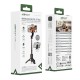 Acefast E42 Selfie Stick with Automatic Tripod and Bluetooth Remote Control 63 cm - Black