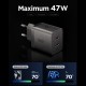 Ładowarka sieciowa Spigen Essential EE472EU-GAN 2-Porty 47 W - ciemnoszara