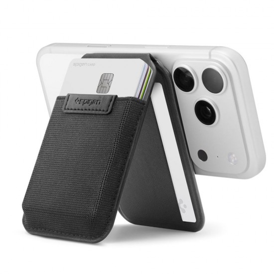 Spigen Slim Fold S314-4 MagSafe Phone Wallet - Black