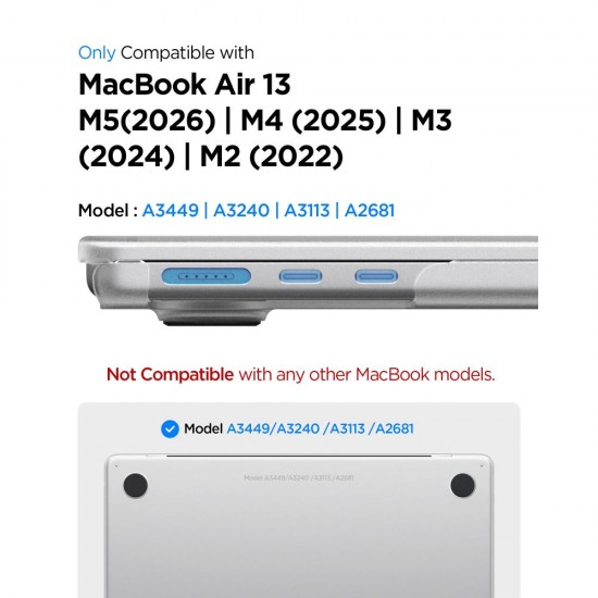 Etui Spigen AirSkin na MacBook Air 13